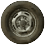 Autoblast van back wheel